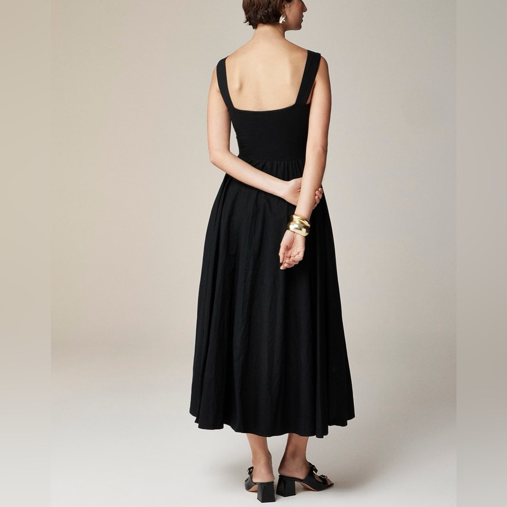 *J.Crew Women’s Sweetheart tank dress with poplin skirt - Picture 5 of 7